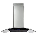 Extractor de grasa Prisma Isla Touch 90. Color Inox.