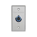 Botonera con led para abrir . Aluminio y boton inoxidable. 2 años de garantia