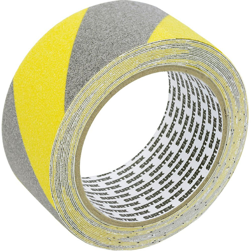 Cinta antiderrapante amarillo con negro Surtek