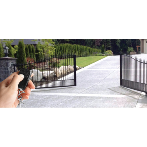 Motor abatible Easyopen 600Kg.110V/60hz.portones 3m ancho 4cont,2par fotocelda,lampara.(2años)