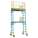 4 Bases con ruedas para Andamio 6 pies. Se usa para dar mas estabilidad cuando trabaja con 2 cuer