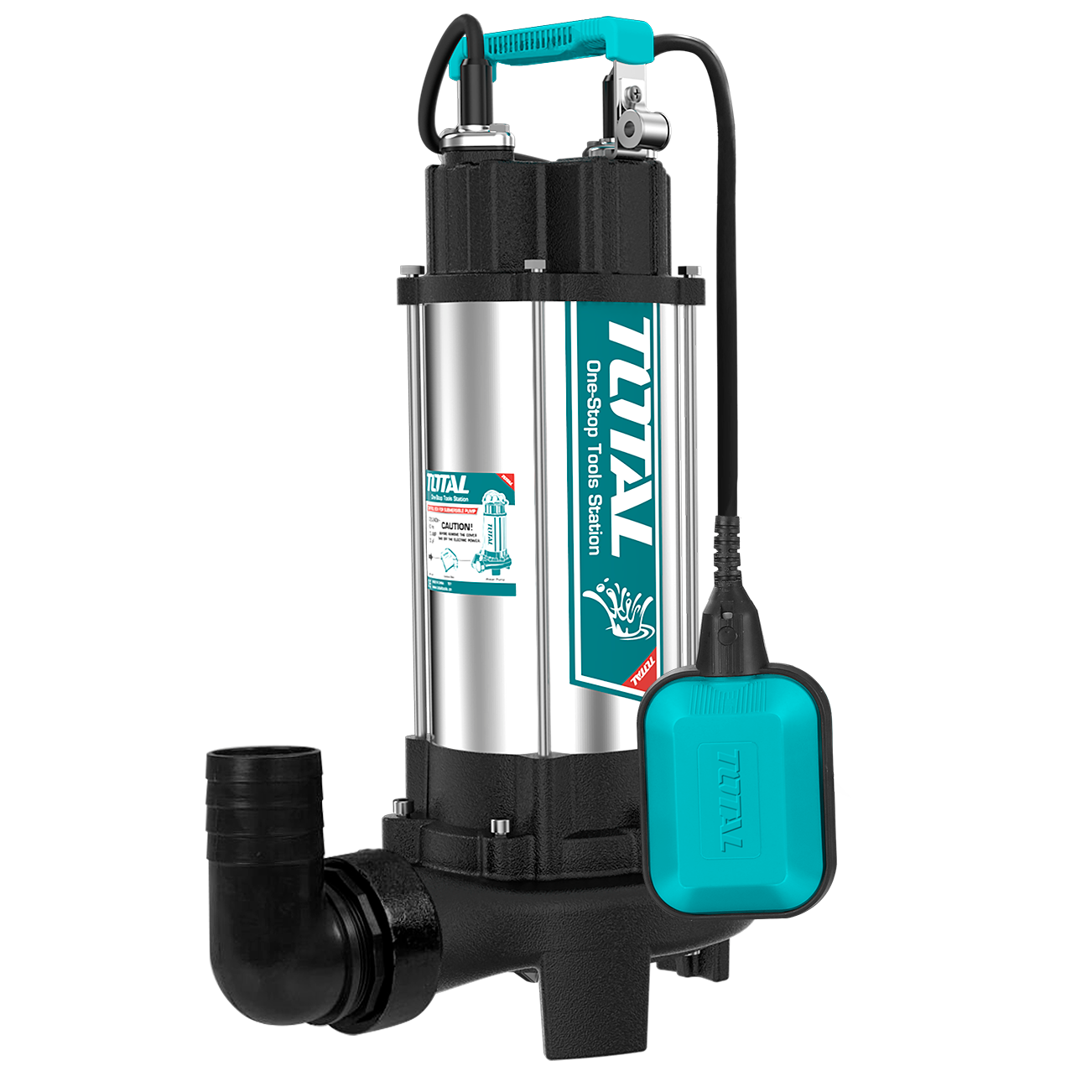 Bomba sumergible para agua sucia 2 HP 110V 60 htz 21 M3/H. 1500 W