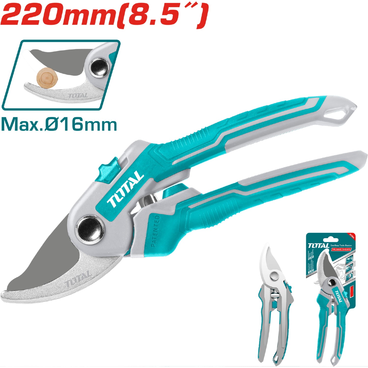 Tijera para podar arbustos de alta calidad. 8.5"(220mm).