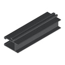 Hoja Central Ventana VC . Espesor 1.52 mm Largo 5.85 mts. Acabado Anodizado Negro VC105