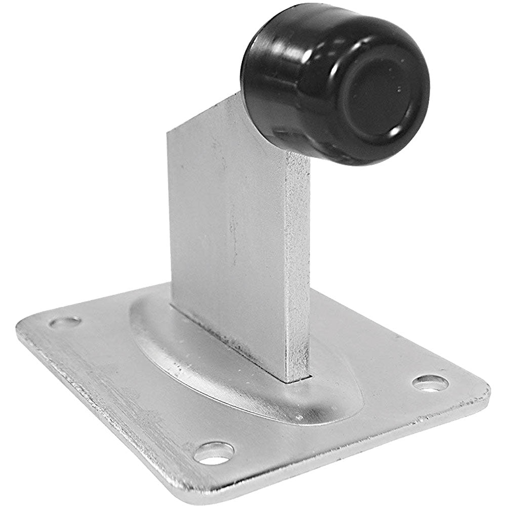 Tope de porton para atornillar. Con goma para amortiguar.