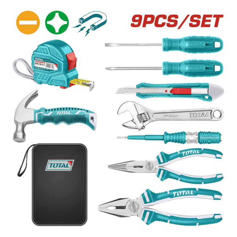 Juego de Herramientas de 9 pzas. CR-V. Acero de Alta calidad.