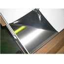 Lámina satinada acero inoxidable 4x10 2.5 mm NO4+PVC 316L SS.