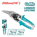 Tijera de Aviacion de 250 mm (10") Derecha. CrMo. Espesor máx. De corte: Acero  ≤ 1.2