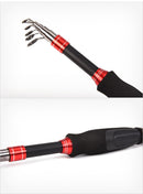 Cañas de pescar telescópicas, spinning carbono.