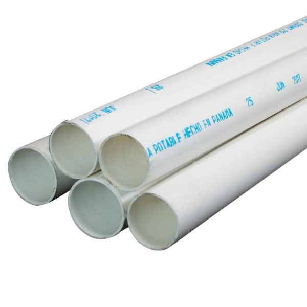 Tubos PVC de 20' de largo, SDR41 con campana.