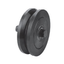 Rueda 4" portones de gran peso. 2 rolineras. 600KG.