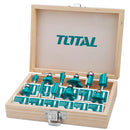 Puntas para router de 1/2" Alta Calidad Maletin mixto de 12 pcs