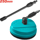 Cepillo de Patio Circular para Pistola de Hidrolavadora de 250 mm.Material: PP y PA66 + 30GF.