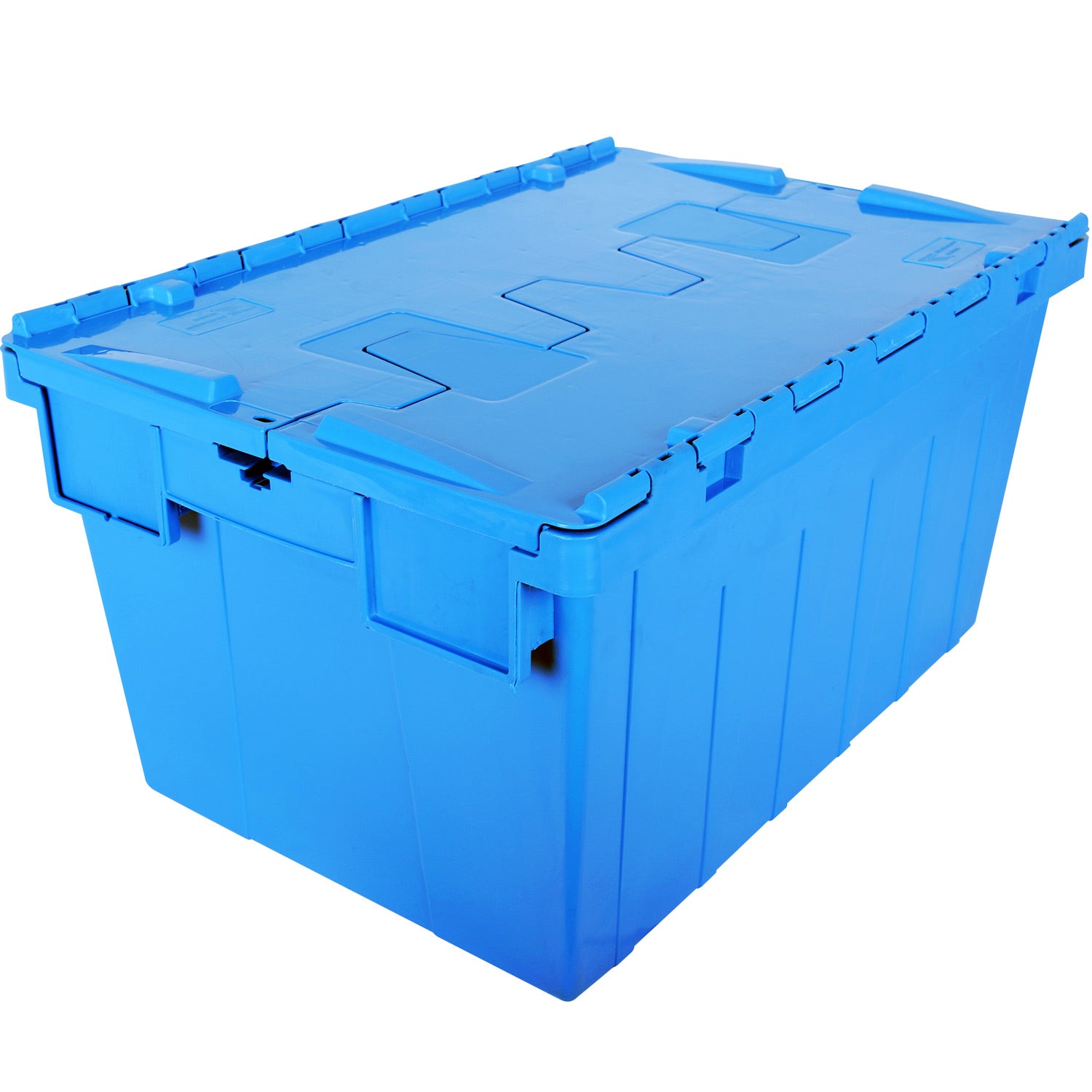 Caja logística con tapa de bisagra, Para apilar o encajar Medida externa 600Lx400Ax315H mm ( 1 una pza )