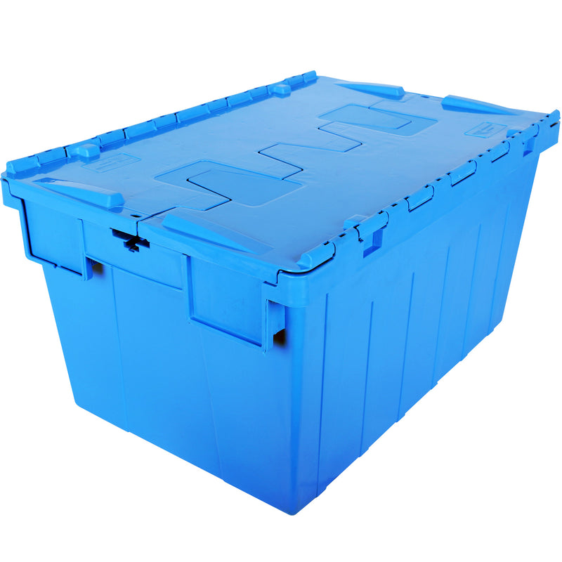 Caja logística con tapa de bisagra, Para apilar o encajar Medida externa 600Lx400Ax315H mm ( 1 una pza )