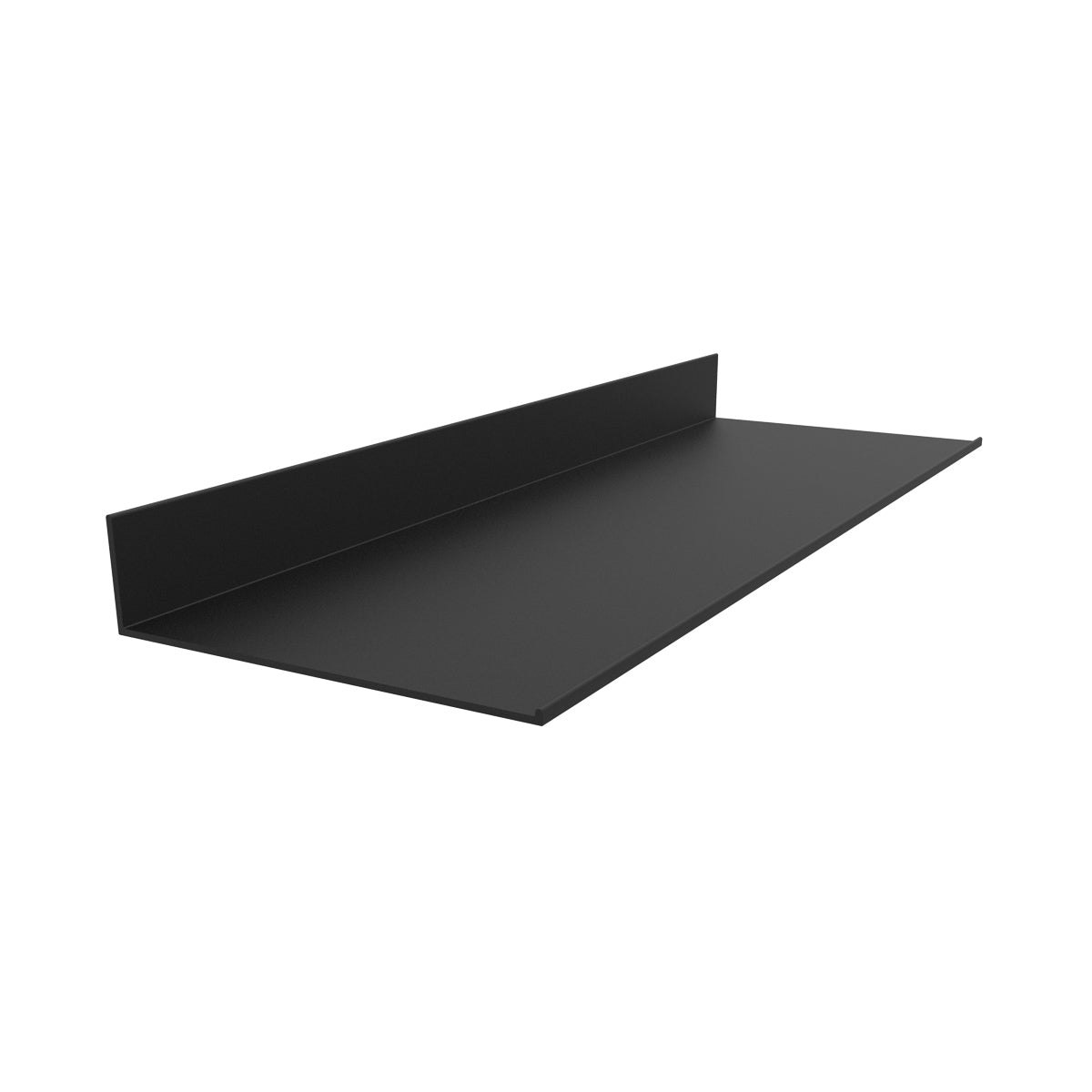 AR-13 Angulo forma L de 4" x 1"  Espesor 1.6 mm. Largo 5.85 mts. Acabado Anodizado Negro 15