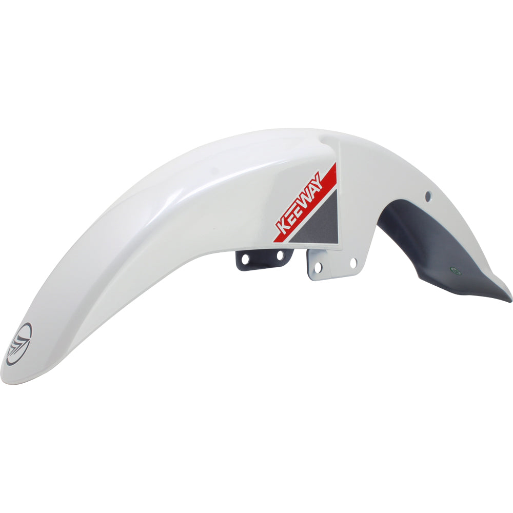 Guardabarrros delantero blanco con calcomanias (RKG150)