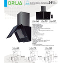 Extractor de grasa Vetro 90 Professionale. Color negro.