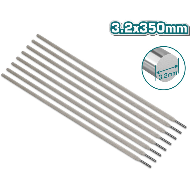 Electrodo 7018 de acero al carbón para Soldadura. 3.2x350mm. Viene en paquete de 2.5 kg  (5.5lbs)